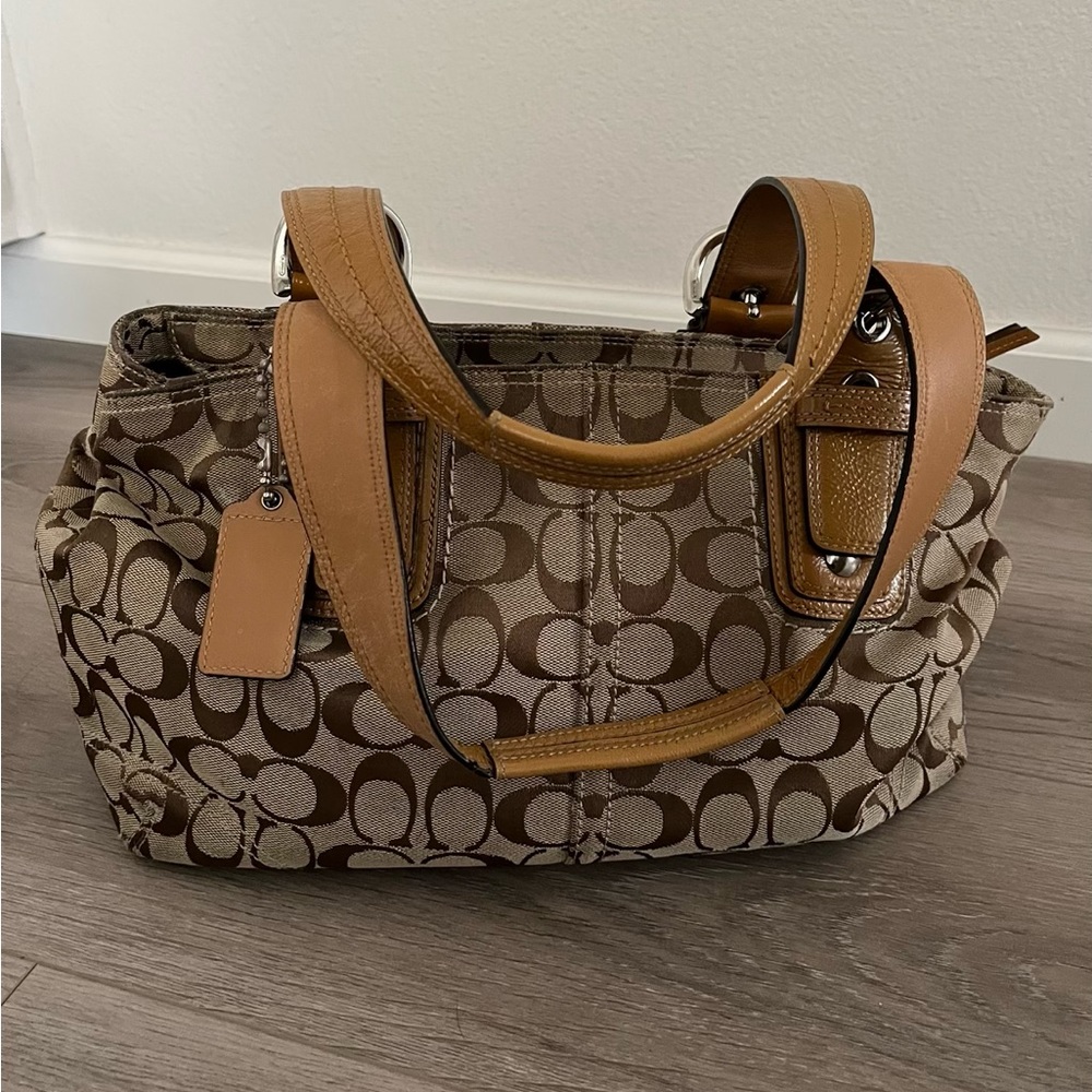 COACH signature collection shoulder bag